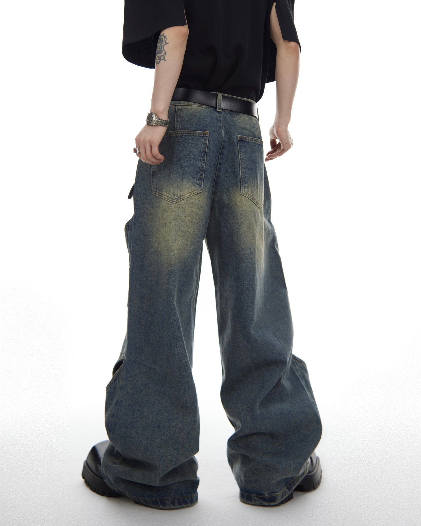 Kiikio Street Fashion Denim Pants