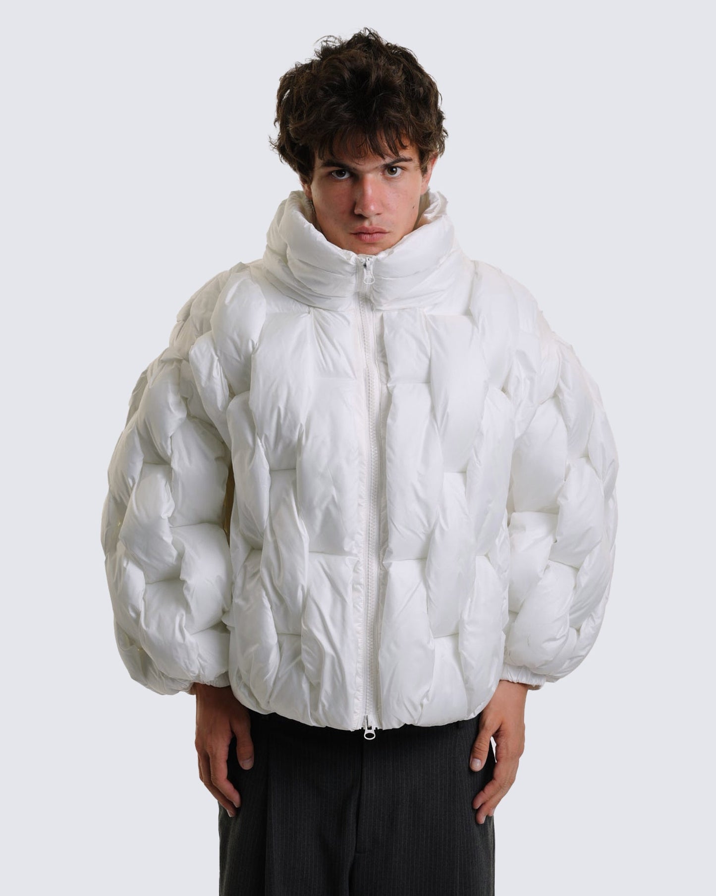 Multi-Layer Deconstructed Cotton Jacket