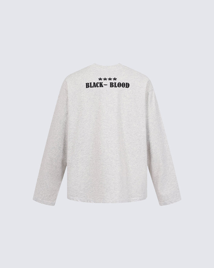LOVE AND HOPE Graphic Long-Sleeve Tee