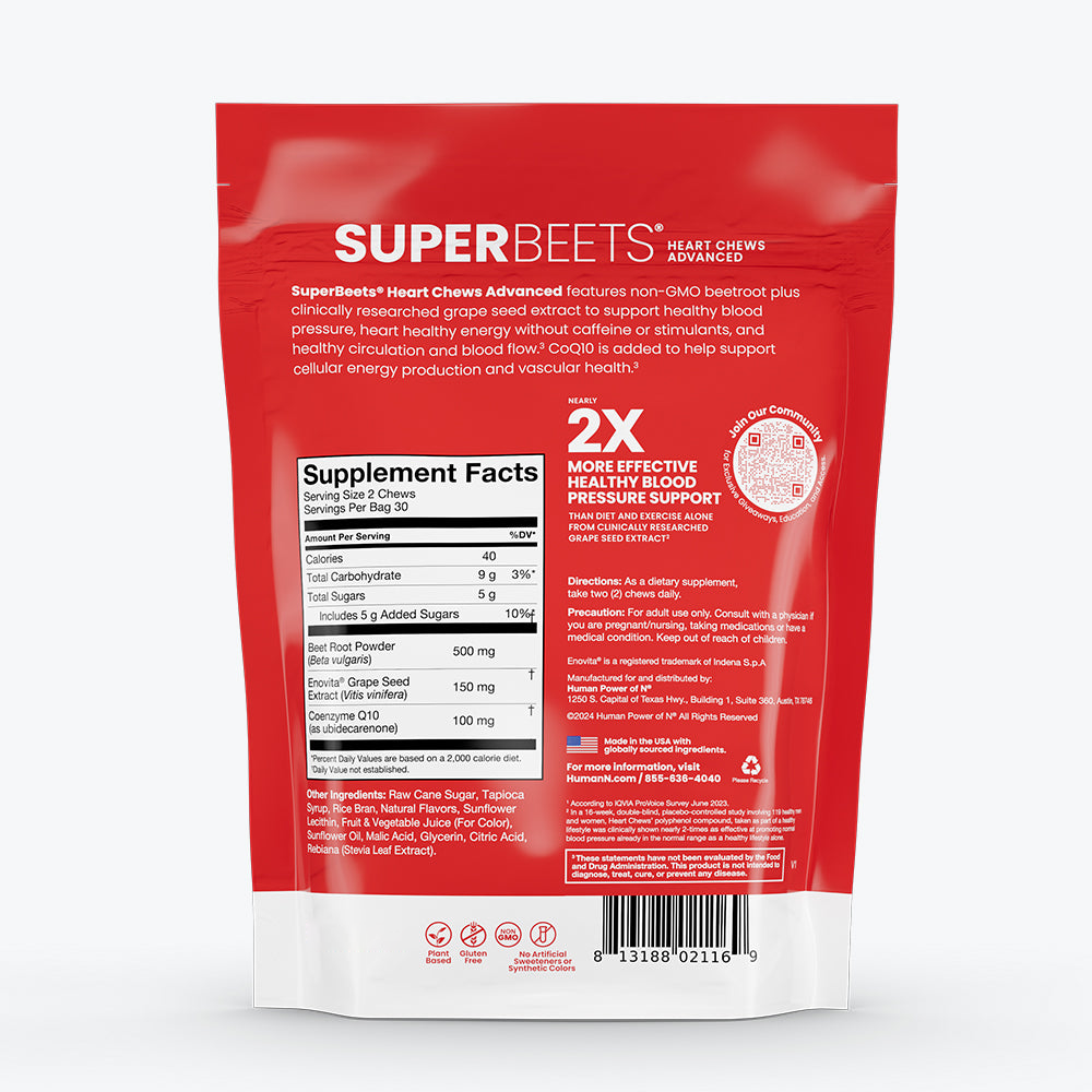 Woofly Ware SuperBeets® Heart Chews Advanced
