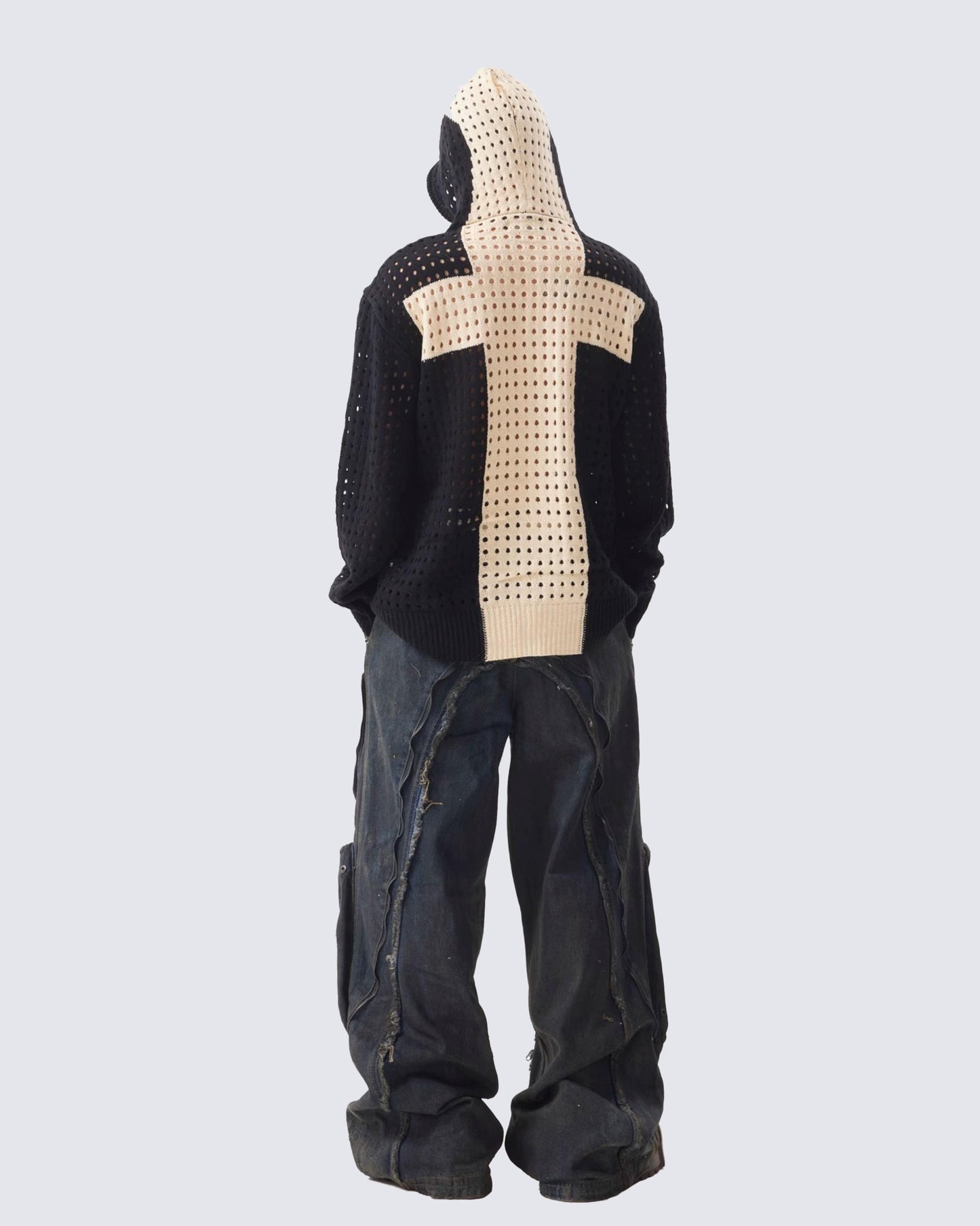 Hollow Out Hoodie Sweater