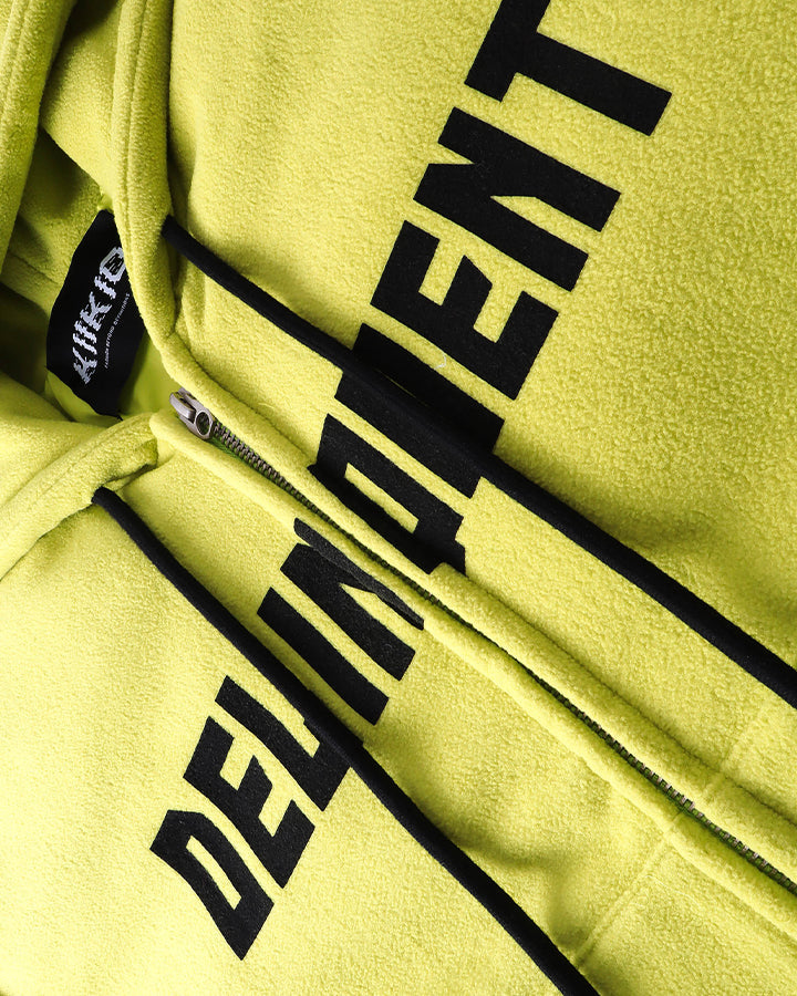 Letter Print Hooded Cotton Jacket