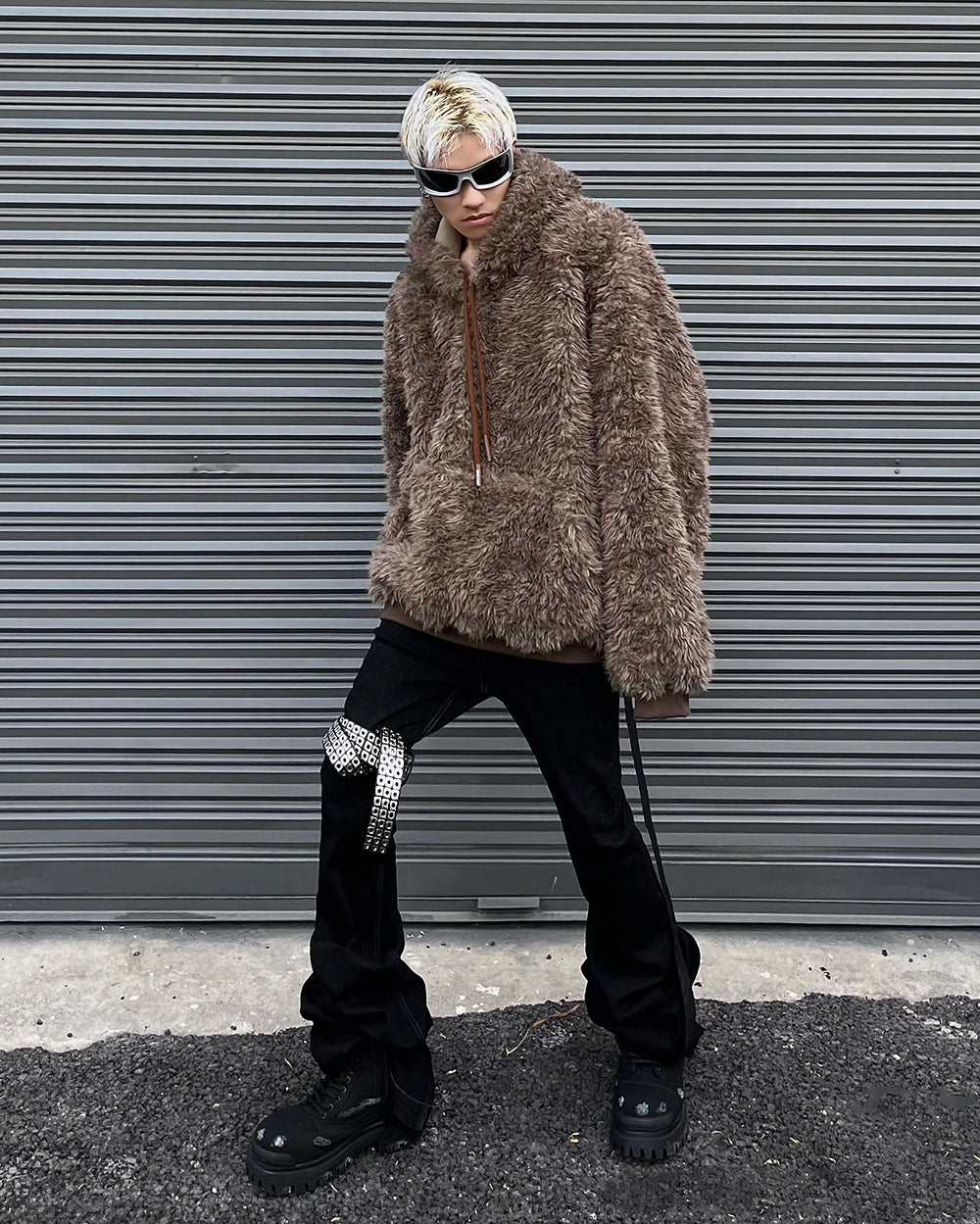 Faux Sherpa Hoodie