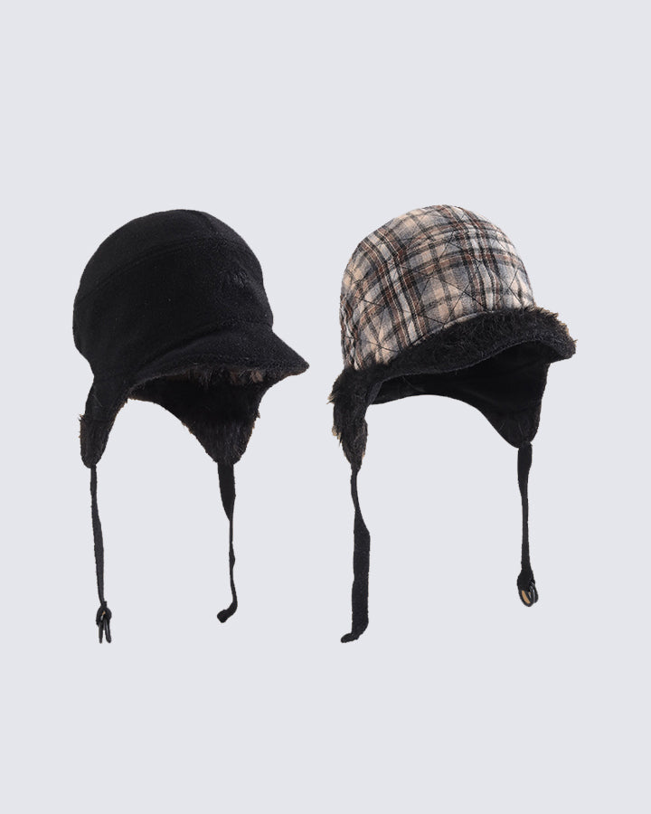 Retro Reversible Aviator Hat