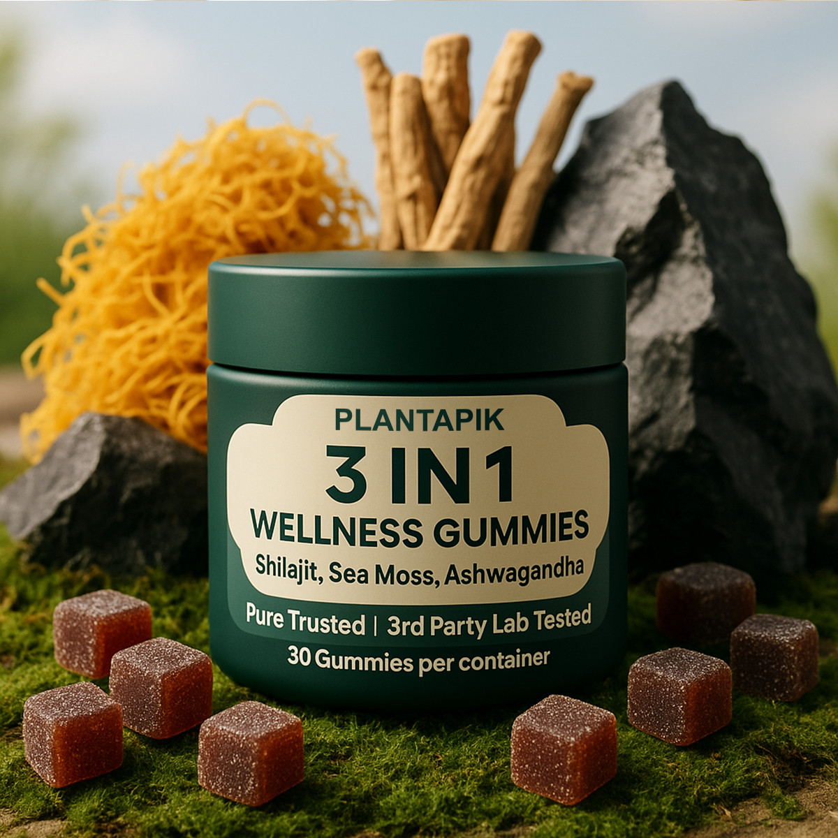 Plantapik® 3-in-1 Wellness Gummies