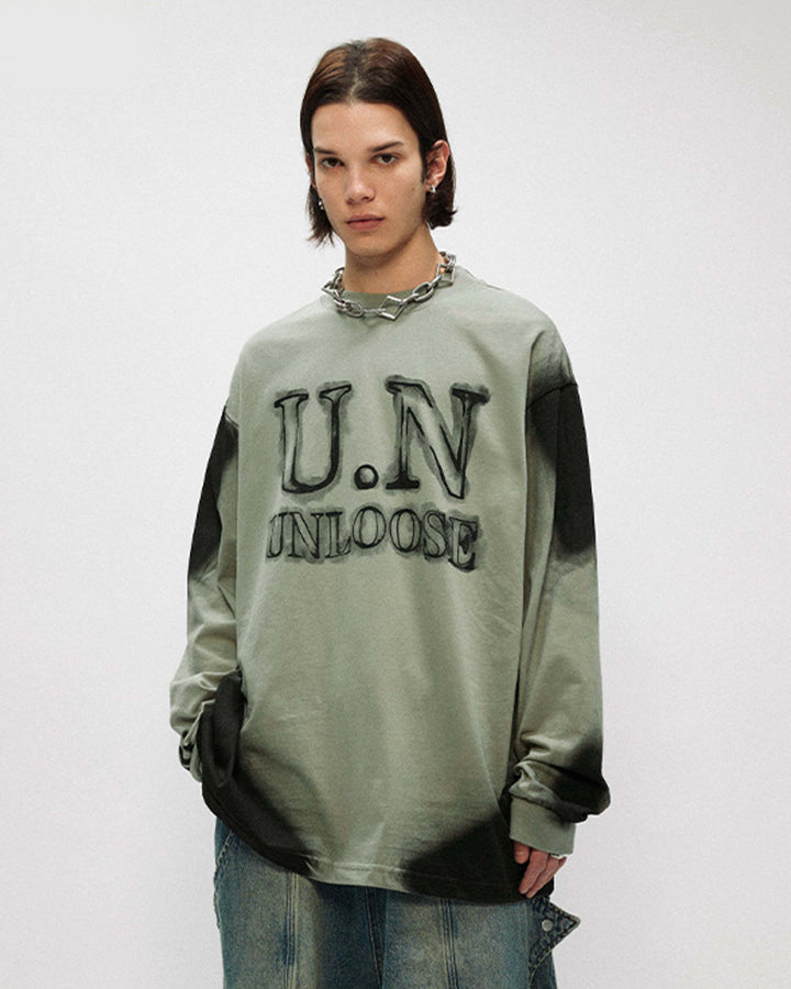 Unique Letter Print T-Shirt