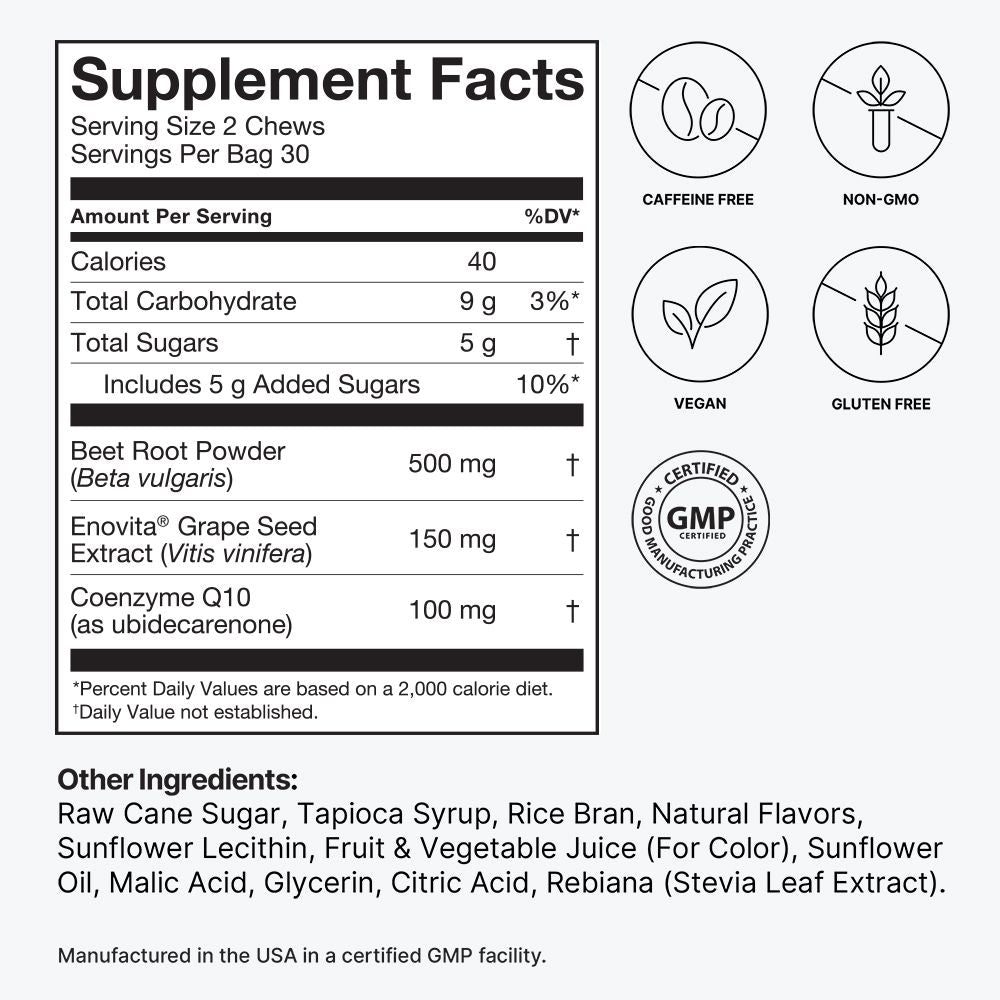 Woofly Ware SuperBeets® Heart Chews Advanced