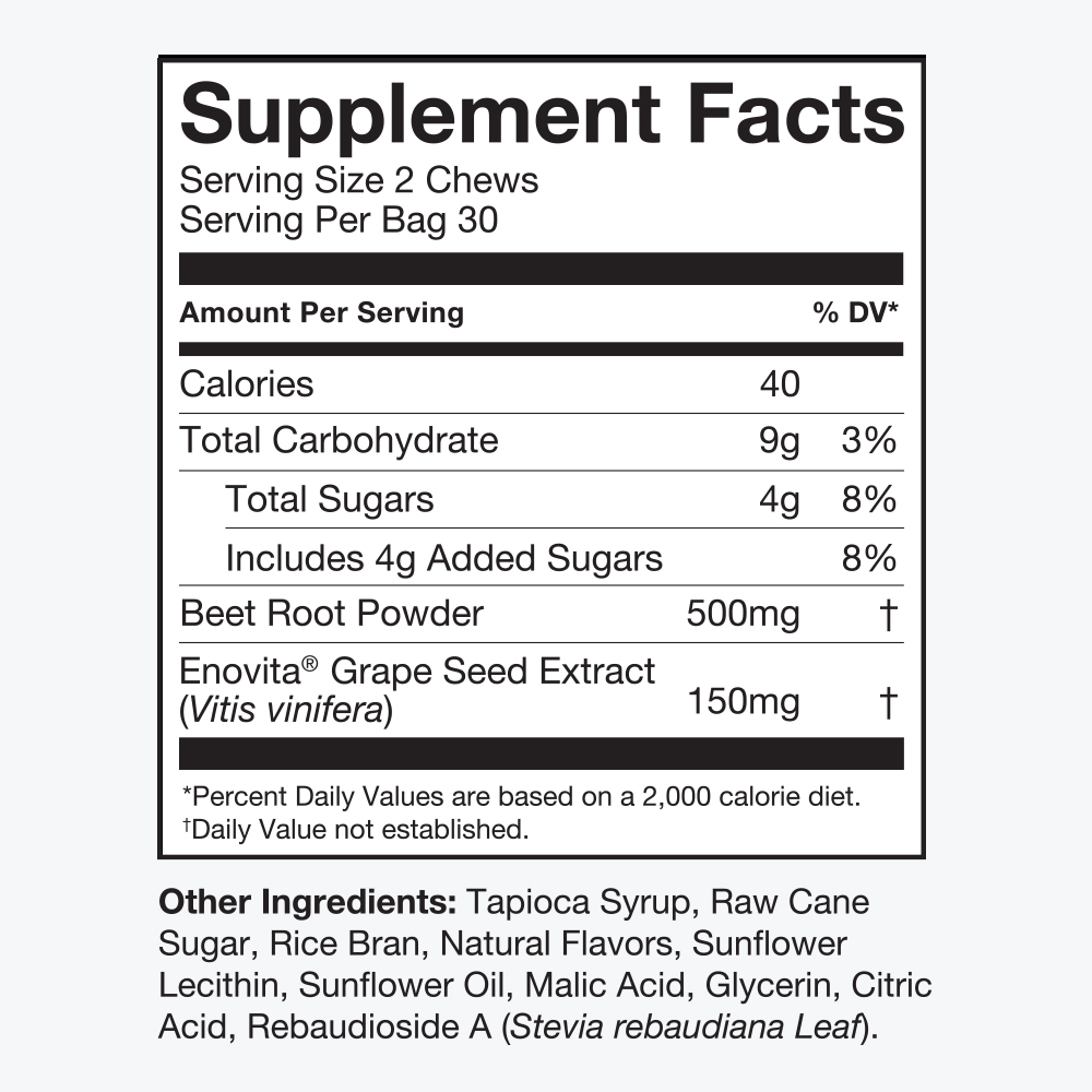 Woofly Ware SuperBeets® Heart Chews