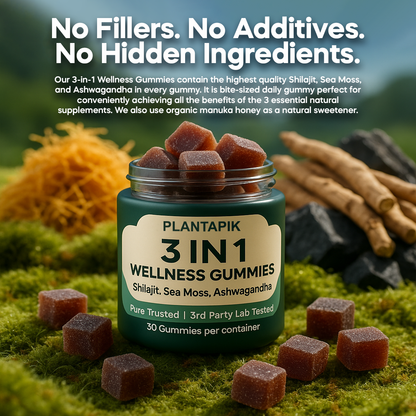 Plantapik® 3-in-1 Wellness Gummies