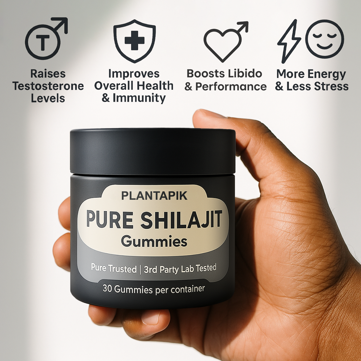 Plantapik® Pure Shilajit Gummies