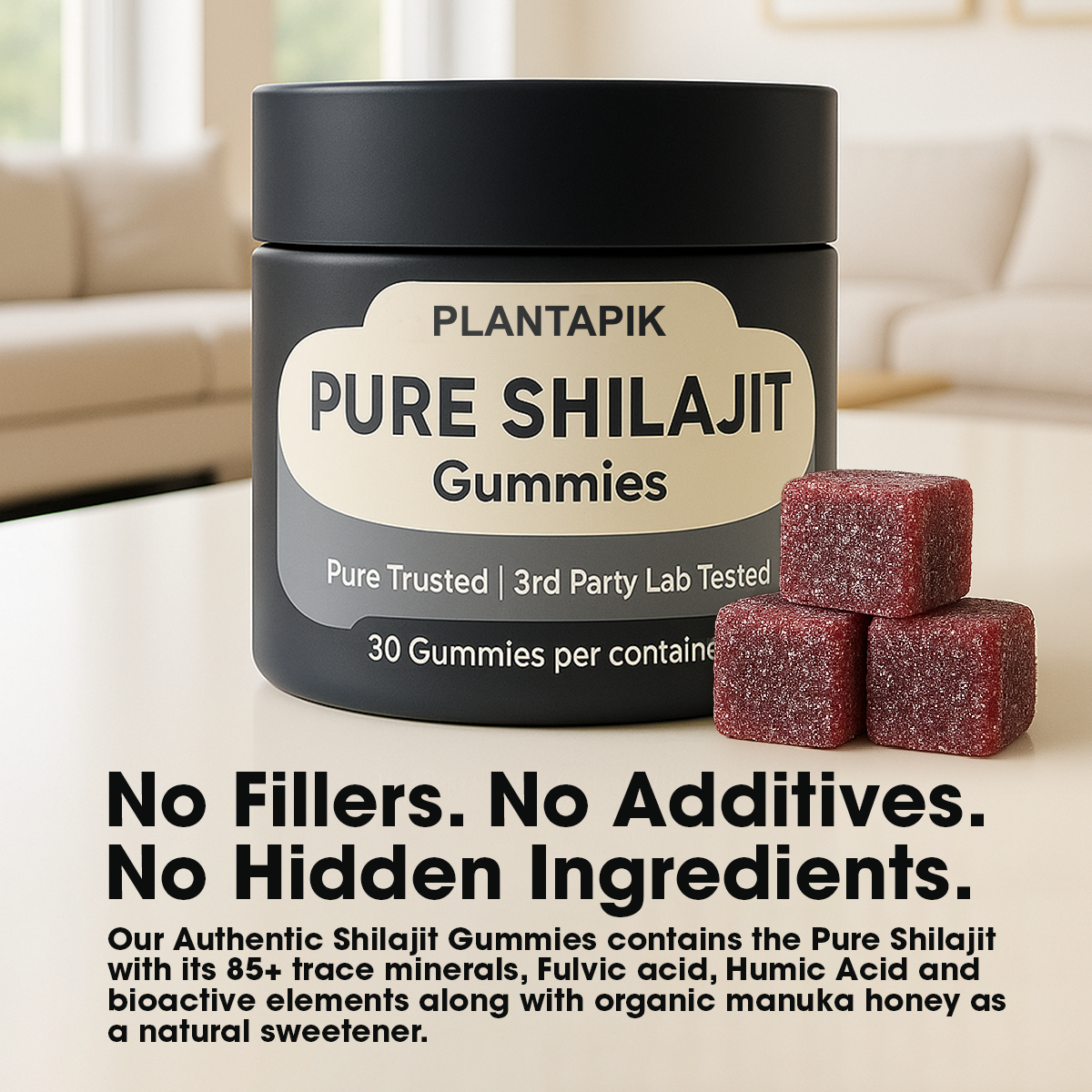 Plantapik® Pure Shilajit Gummies