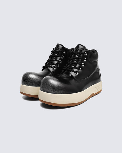 Color-Brushed Thick-Soled Martin Boots