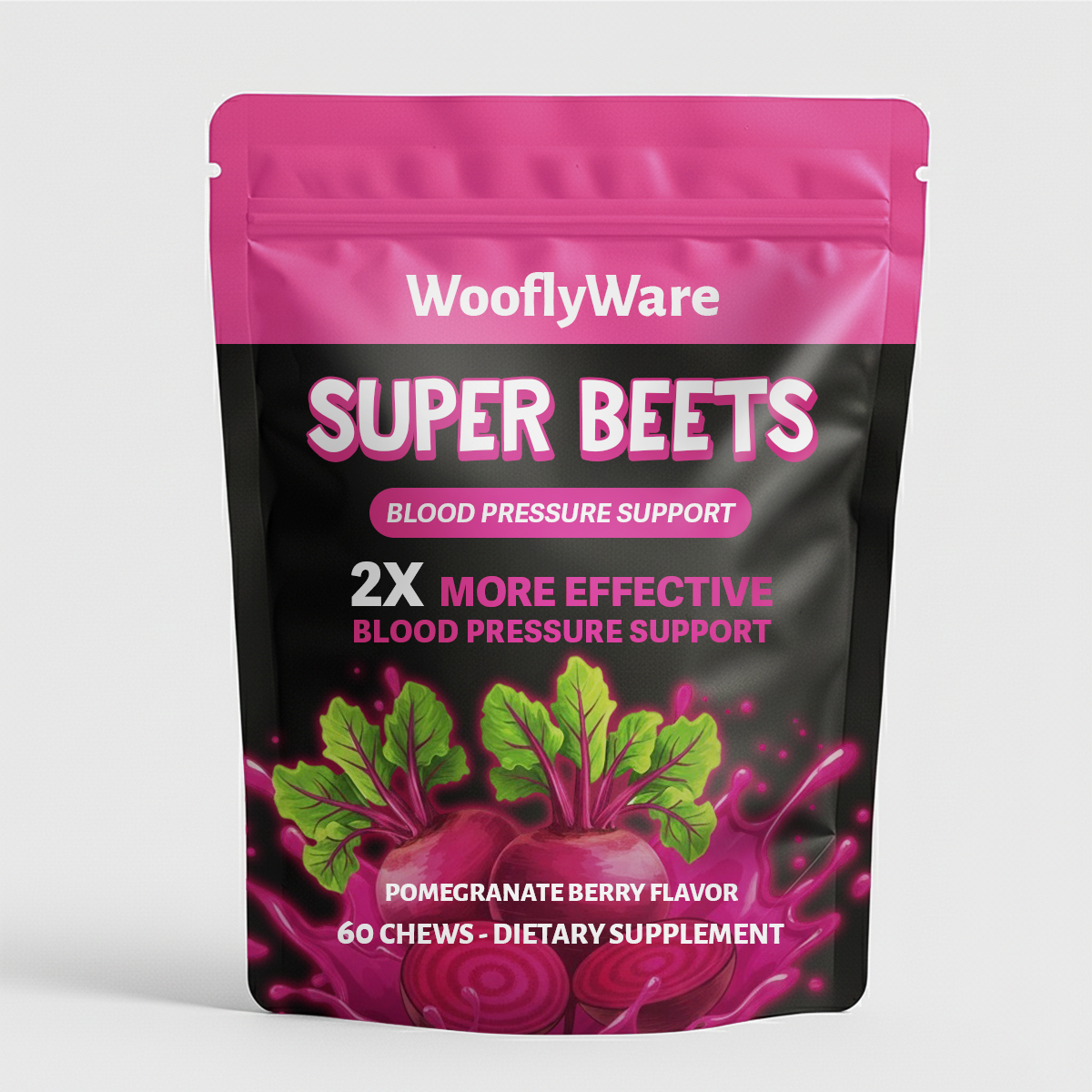 Woofly Ware SuperBeets® Heart Chews