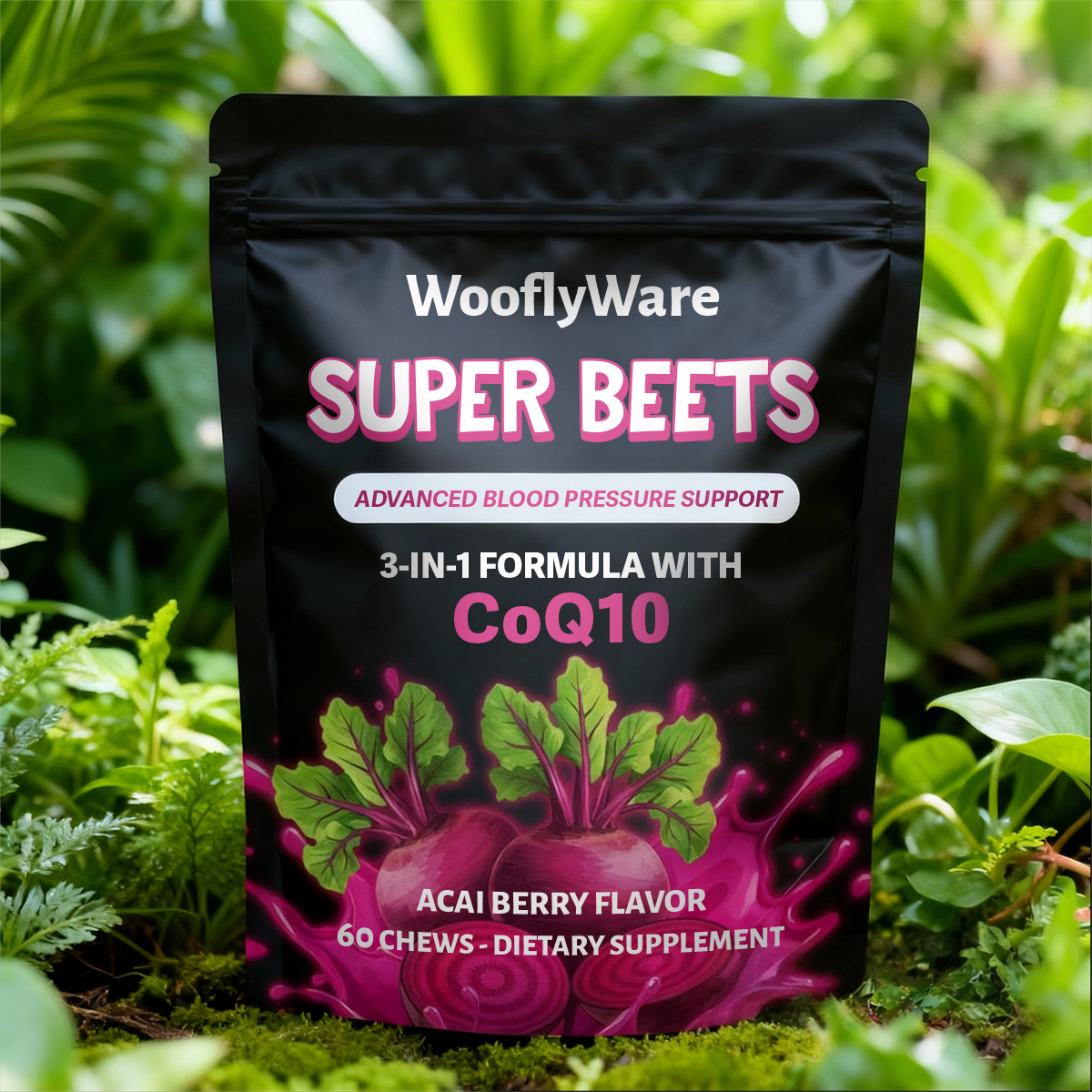 Woofly Ware SuperBeets® Heart Chews Advanced